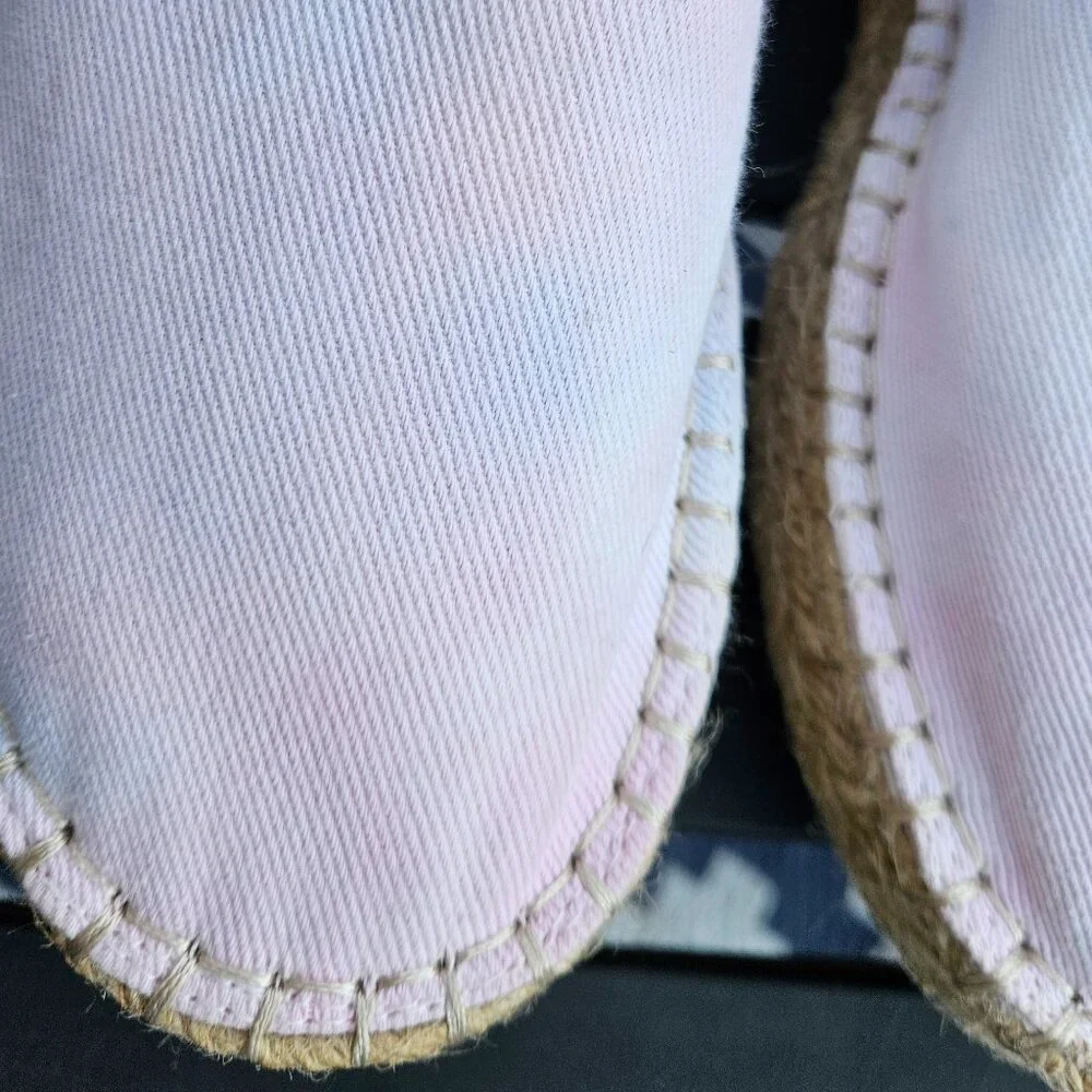 Splendid Laney Pastel Tie Dye Platform Espadrilles - Sz 10 - Picture 7 of 8